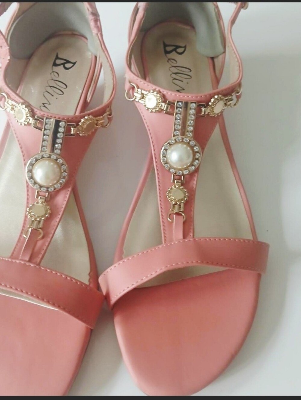 Bellini Lynn Wedge Sandals Women’s Size 8.5 Coral